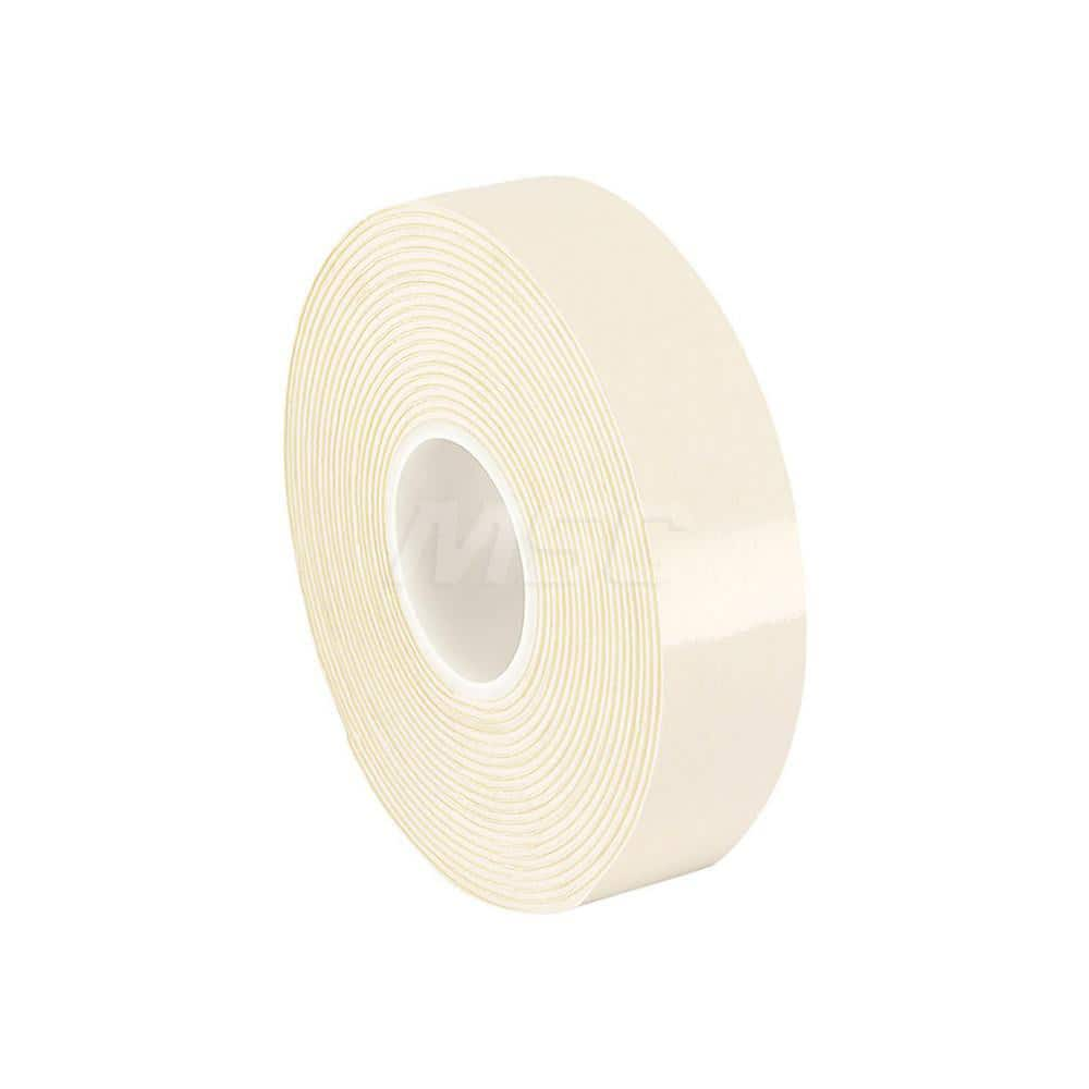 White Double-Sided PVC & Foam Tape: 3/4