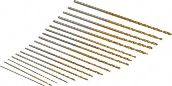 Drill Bit Set: Jobber Length Drill Bits, 20 Pc, 118 ° MPN:01186196