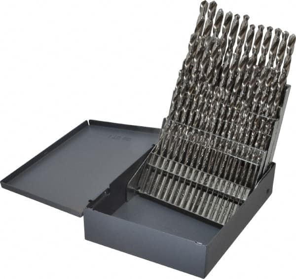 Drill Bit Set: Jobber Length Drill Bits, 60 Pc, 118 ° MPN:01186600