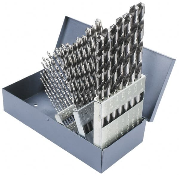 Drill Bit Set: Taper Length Drill Bits, 29 Pc, 118 ° MPN:01406297