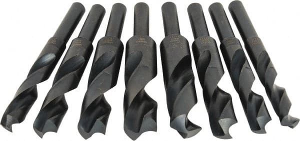 Drill Bit Set: Reduced Shank Drill Bits, 8 Pc, 1