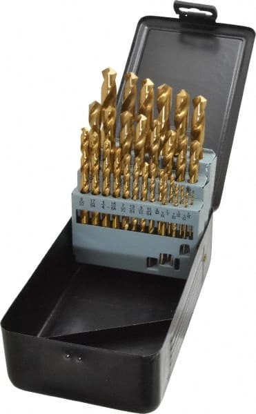 Drill Bit Set: Jobber Length Drill Bits, 29 Pc, 118 ° MPN:92000397