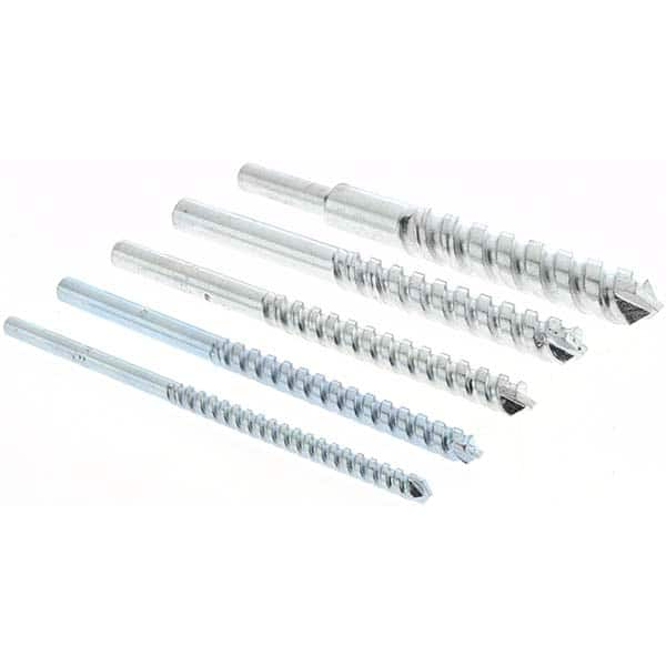 Drill Bit Set: 5 Pc, 130 ° MPN:BD-22384