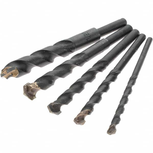 Drill Bit Set: 5 Pc, 130 ° MPN:BD-22484