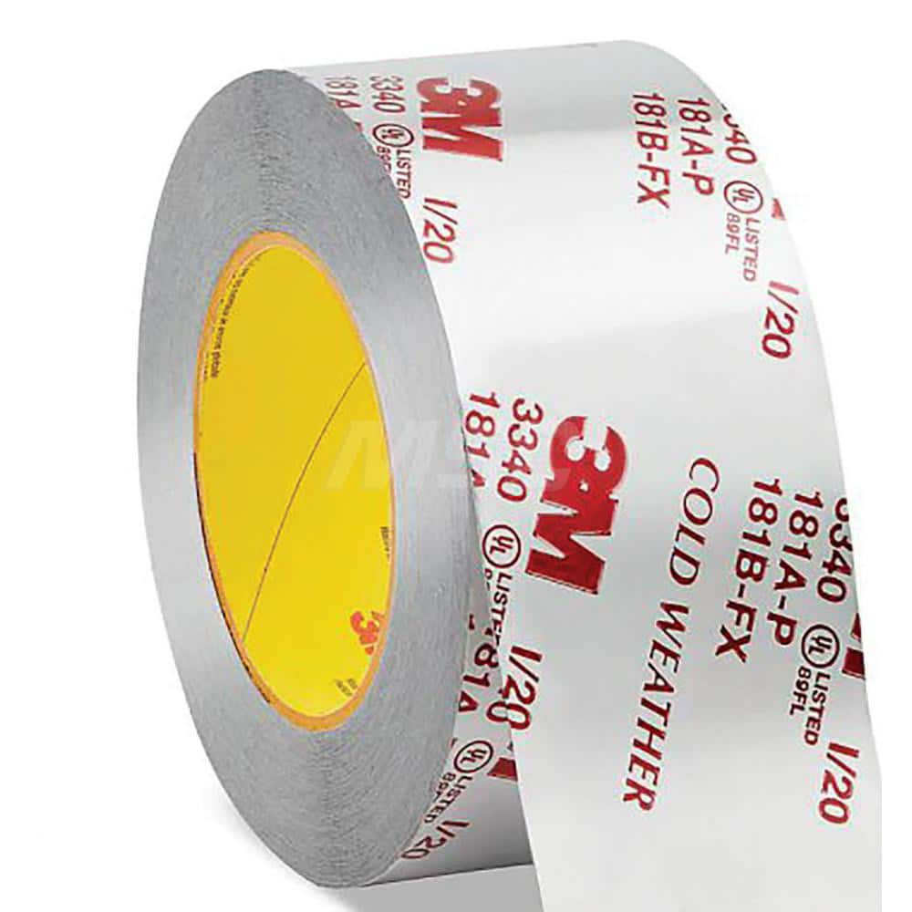 Duct Tape: 72 mm Wide, 3.9 mil Thick, Aluminum Foil MPN:888519403945