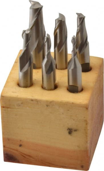 End Mill Set: 2 Flute, Square End MPN:723-2426