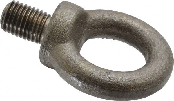 Fixed Lifting Eye Bolt: With Shoulder, M20 x 2.50 Thread, Grade 1015 Steel MPN:58020