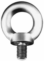 Fixed Lifting Eye Bolt: With Shoulder, M36 x 4.00 Thread, Grade 1015 Steel MPN:58036