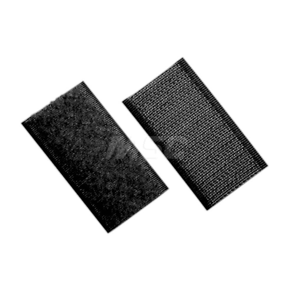 Hook & Loop, Shape: Rectangle , Tape Width: 1.00in , Color: Black , Piece Length (Inch): 3  MPN:888519030257