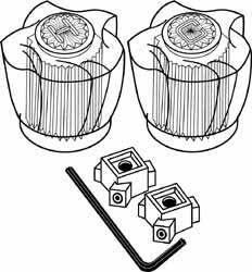 Faucet Handles, Type: Faucet Handles , Style: Acrylic Fit All (T,S) Handles , For Manufacturer: FA , For Manufacturer's Number: EMPTY  MPN:72-2292