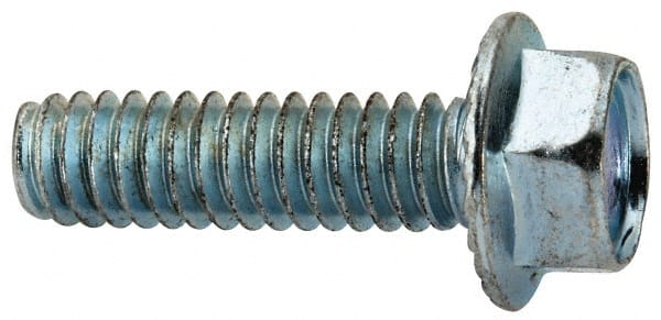 Serrated Flange Bolt: 1/4-20 UNC, 7/8