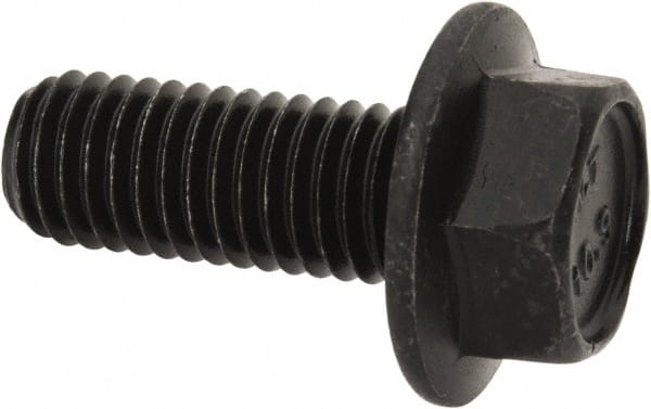 Smooth Flange Bolt: M10 x 1.5 Metric, 25 mm Length Under Head, Fully Threaded MPN:427477MSC