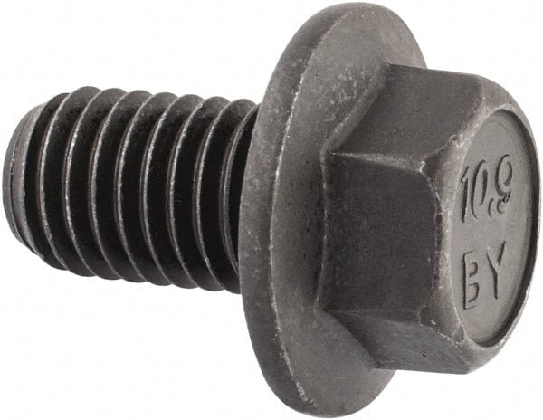 Smooth Flange Bolt: M12 x 1.75 Metric, 20 mm Length Under Head, Fully Threaded MPN:427665MSC