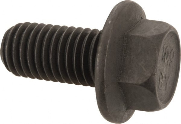 Smooth Flange Bolt: M12 x 1.75 Metric, 25 mm Length Under Head, Fully Threaded MPN:427686MSC