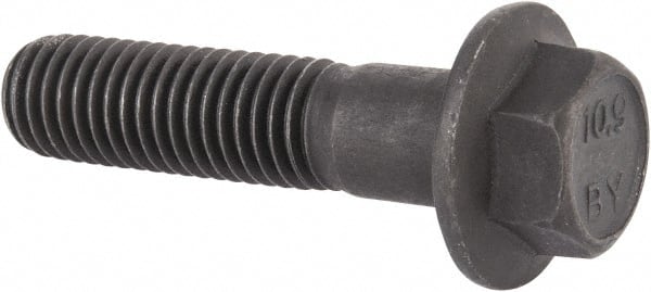 Smooth Flange Bolt: M12 x 1.75 Metric, 50 mm Length Under Head, Partially Threaded MPN:427727MSC