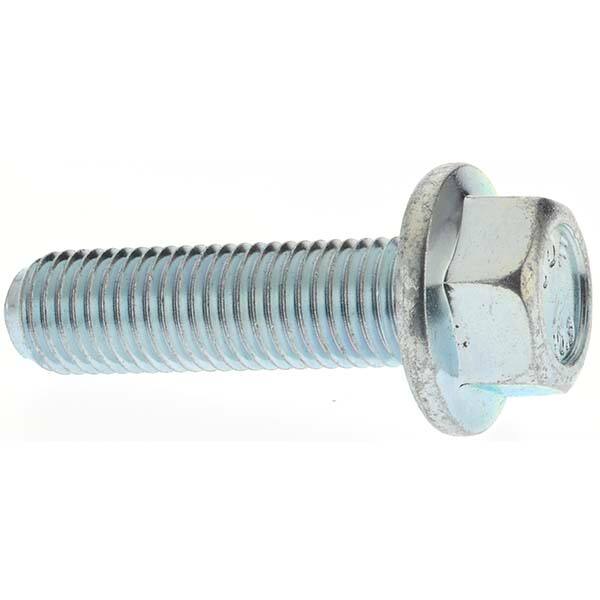 Smooth Flange Bolt: M10 x 1.25 Metric, 35 mm Length Under Head MPN:4573