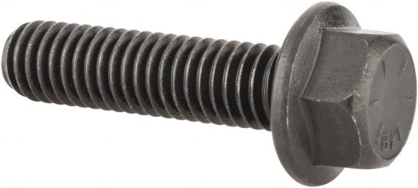 Smooth Flange Bolt: 3/8-16 UNC, 1-1/2