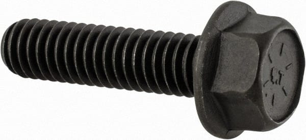 Smooth Flange Bolt: 5/16-18 UNC, 1-1/4