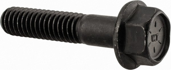 Smooth Flange Bolt: 5/16-18 UNC, 1-1/2