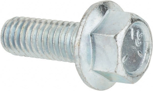 Serrated Flange Bolt: 3/8-16 UNC, 1