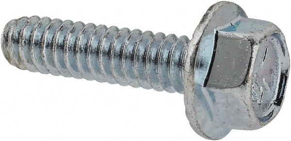 Serrated Flange Bolt: #10-24 UNC, 3/4