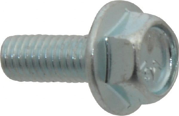 Serrated Flange Bolt: #10-32 UNF, 1/2