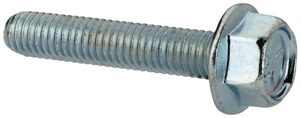 Serrated Flange Bolt: #10-32 UNF, 1