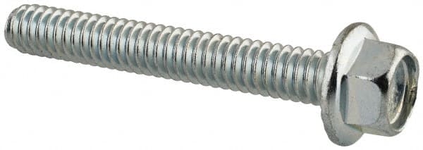 Serrated Flange Bolt: 1/4-20 UNC, 1-3/4