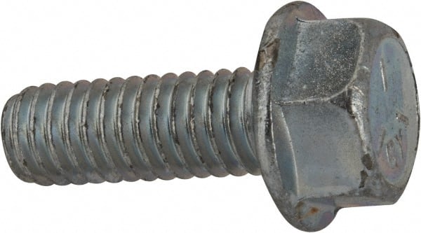 Serrated Flange Bolt: 5/16-18 UNC, 7/8