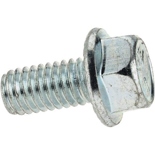 Serrated Flange Bolt: 3/8-16 UNC, 3/4