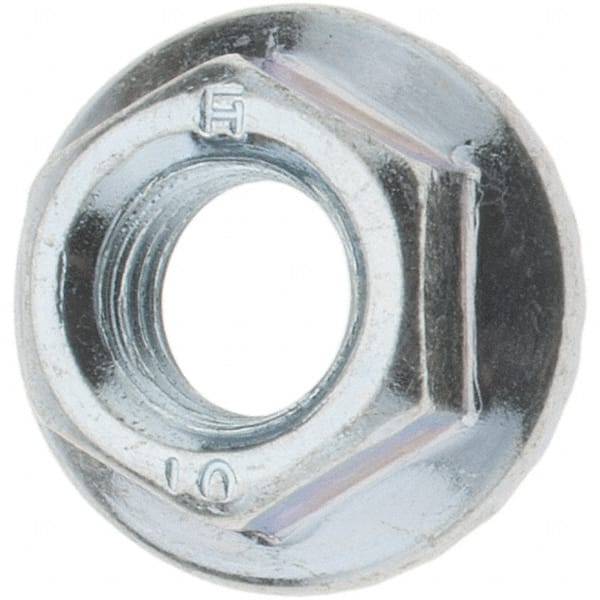 M8, 17.5mm Flange Diam, 8mm High, 12mm Across Flats, Flange Nut MPN:4581