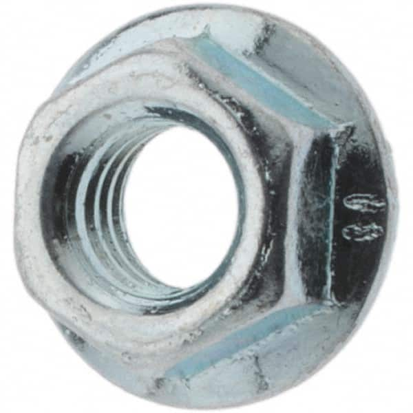 M5, 11.8mm Flange Diam, 5mm High, 8mm Across Flats, Flange Nut MPN:NHFN38005000-10