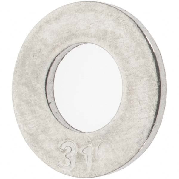 #10 Screw  SAE Flat Washer:  Stainless Steel,  Plain Finish MPN:30708