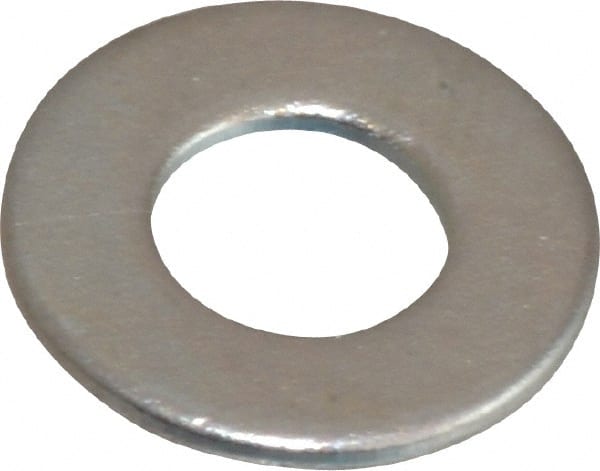 M3.5 Screw Standard Flat Washer: Steel, Zinc-Plated MPN:370018PS