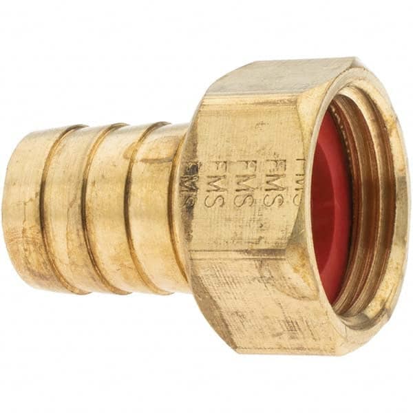 Garden Hose Fitting: Female Hose to Barb, 3/4 x 3/4