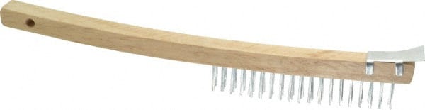 Scratch Brush, 3 Rows, 19 Columns, Steel MPN:CBR0200