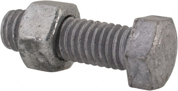 Hex Head Bolt: 3/8-16, 1-1/4