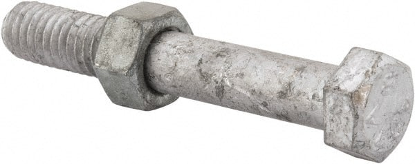 Hex Head Bolt: 3/8-16, 2-1/2