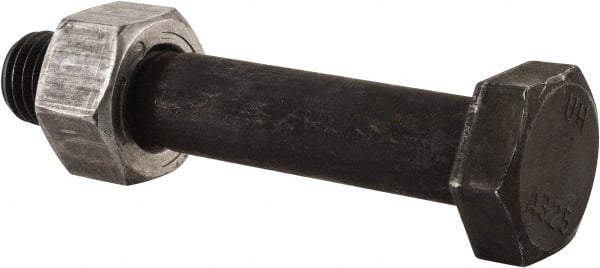 Hex Head Bolt: 3/8-16, 4-1/4