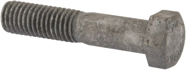 Hex Head Bolt: 1/2-13, 2-1/2