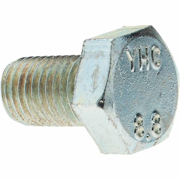 Hex Head Cap Screw: M12 x 1.50 x 20 mm, Grade 8.8 Steel, Zinc-Plated MPN:42305