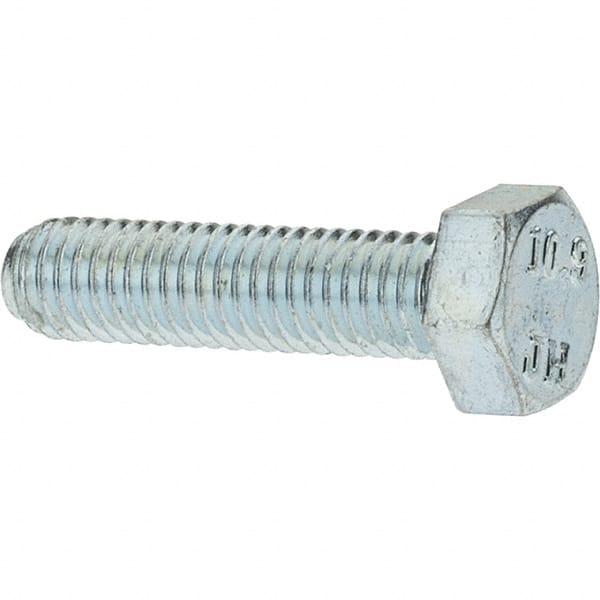 Hex Head Cap Screw: M5 x 0.80 x 20 mm, Grade 10.9 Steel, Zinc-Plated MPN:44415