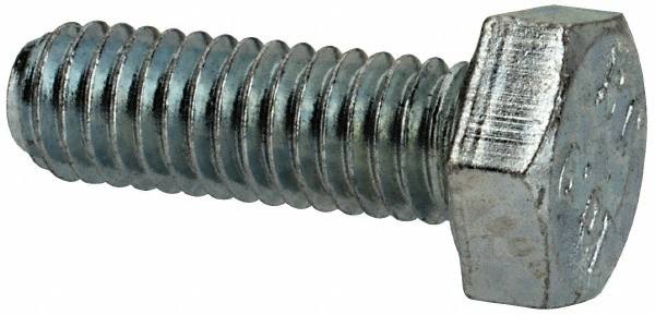 Hex Head Cap Screw: M6 x 1.00 x 18 mm, Grade 10.9 Steel, Zinc-Plated MPN:460004PR