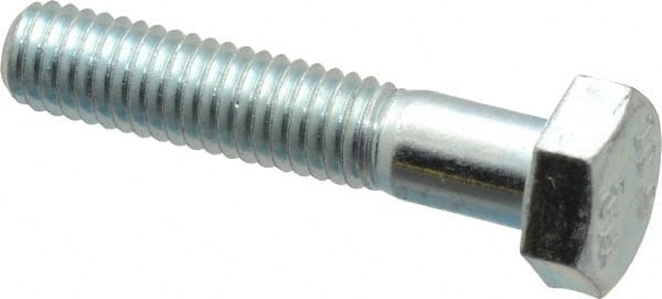 Hex Head Cap Screw: M6 x 1.00 x 30 mm, Grade 10.9 Steel, Zinc-Plated MPN:460013PR