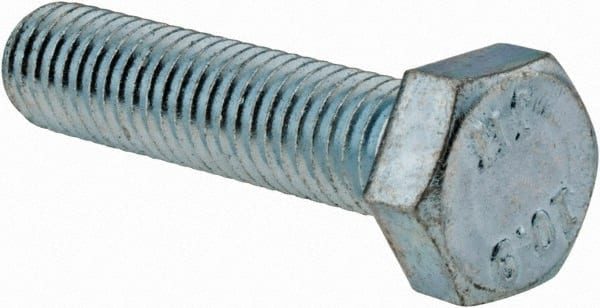 Hex Head Cap Screw: M8 x 1.25 x 35 mm, Grade 10.9 Steel, Zinc-Plated MPN:460043PR