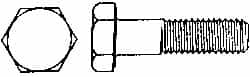 Hex Head Cap Screw: 1/2-13 x 2-1/2