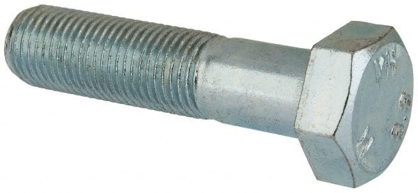 Hex Head Cap Screw: M12 x 1.25 x 50 mm, Grade 8.8 Steel, Zinc-Plated MPN:815113PR