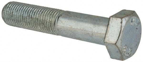 Hex Head Cap Screw: M12 x 1.25 x 60 mm, Grade 8.8 Steel, Zinc-Plated MPN:815114PR