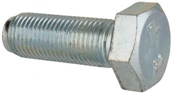 Hex Head Cap Screw: M14 x 1.50 x 40 mm, Grade 8.8 Steel, Zinc-Plated MPN:815182PS