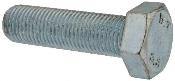 Hex Head Cap Screw: M14 x 1.50 x 50 mm, Grade 8.8 Steel, Zinc-Plated MPN:815224PS